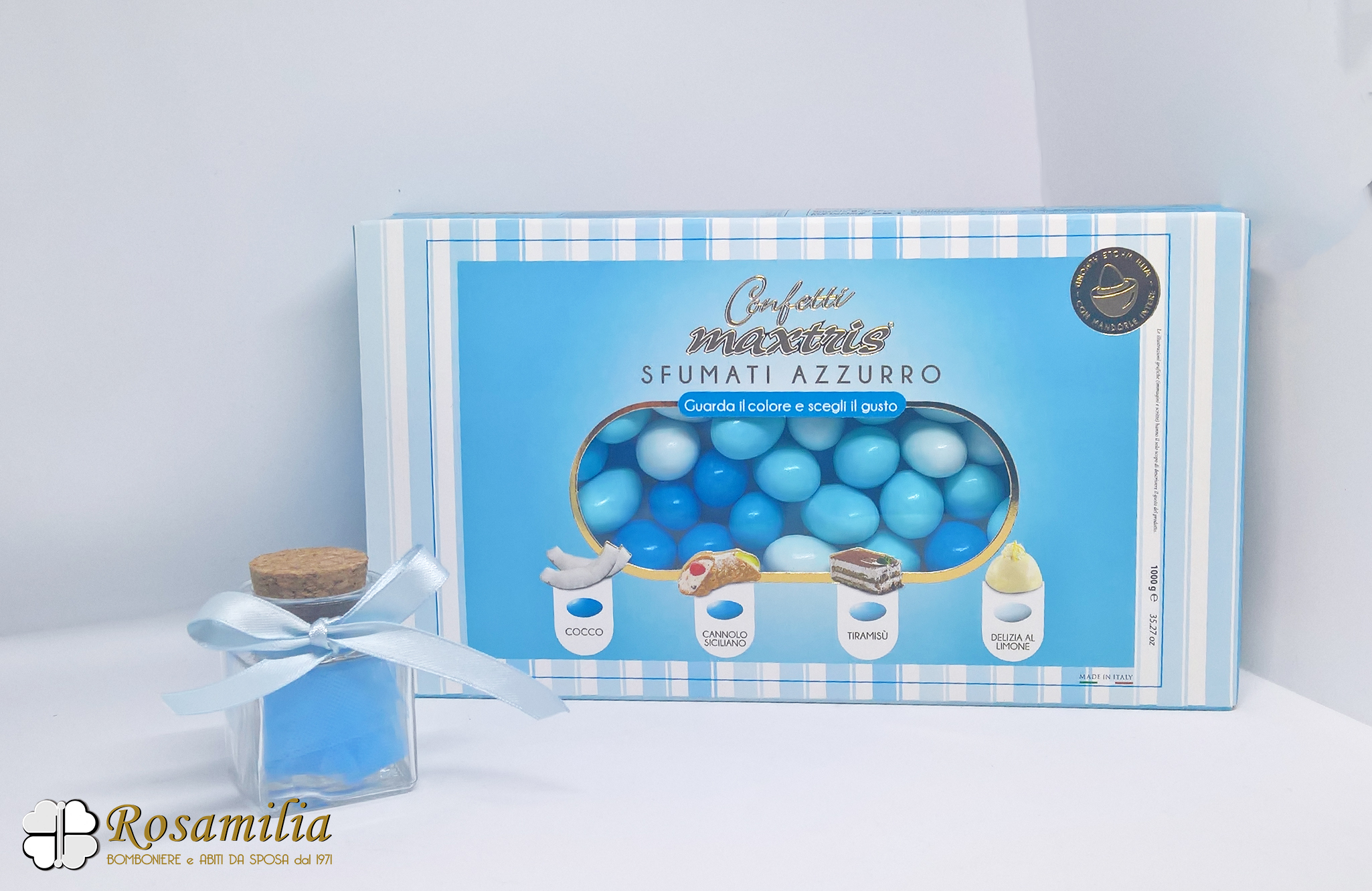 Confetti Maxtris Sfumati Azzurro  Rosamilia - Bomboniere, Confetti,  Partecipazioni e Articoli da Regalo ad Altopascio (Lucca)